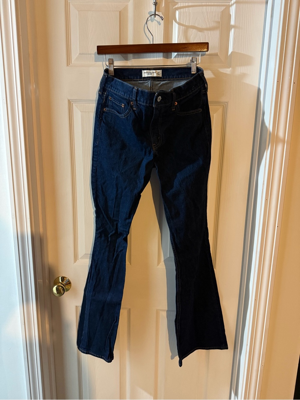 Abercrombie & Fitch Dark Blue Flare Jeans
